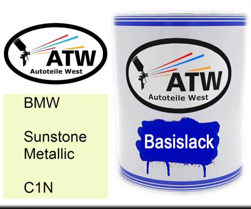 BMW, Sunstone Metallic, C1N: 1L Lackdose, von ATW Autoteile West.